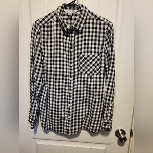 OLD NAVY LIGHT WEIGHT FLANNEL LONG SLEEVE SHIRT